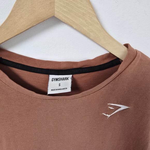 Gymshark T-Shirt Tee Tshirt Size S Mens Short Sleeve Rust Gym Athletic Casual - Picture 5 of 8